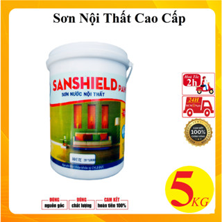 Sơn nước cao cấp thùng 5kg đủ màu giá rẻ trang trí phòng decor phòng ngủ thay giấy dán tường