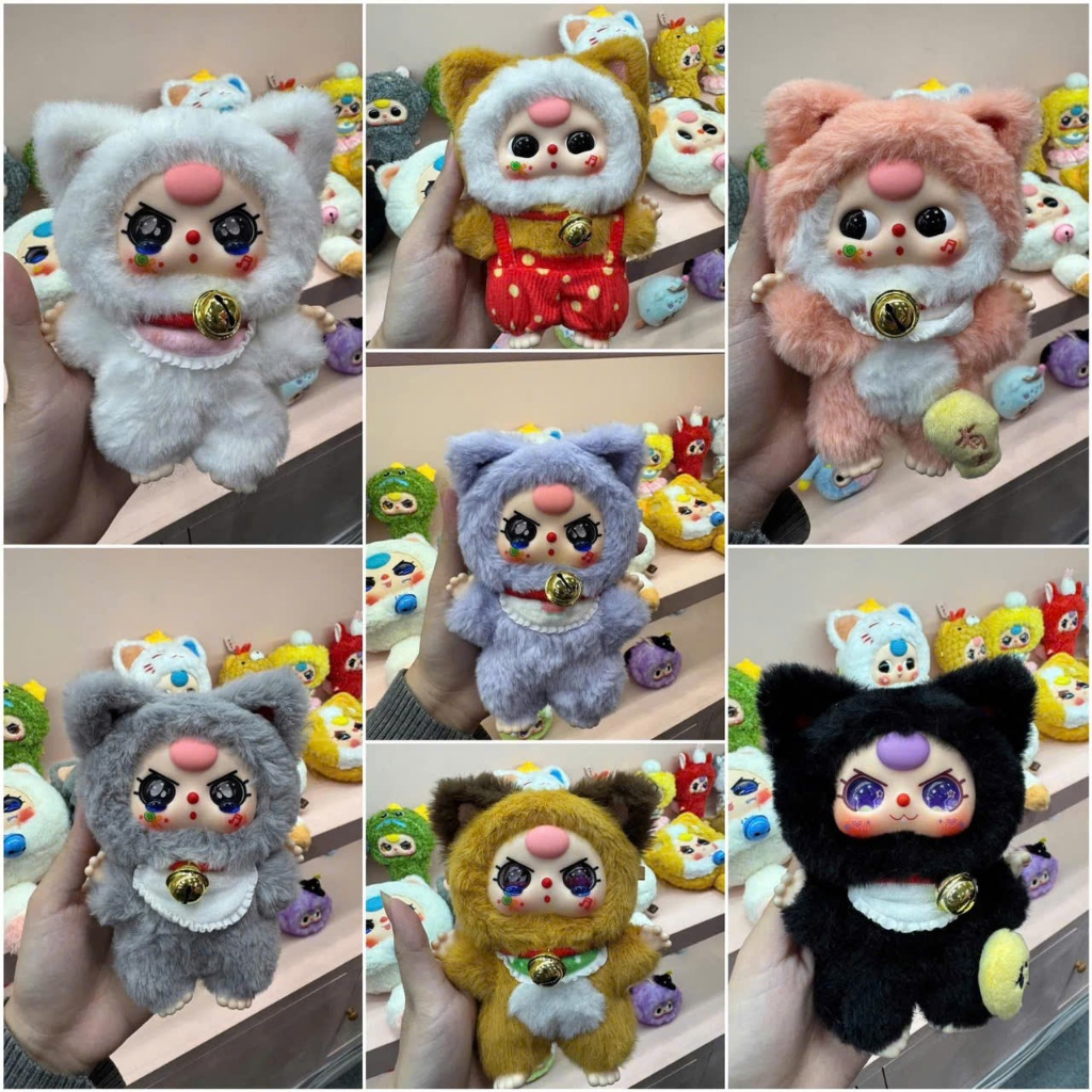 [Chính Hãng] BabyThree Lucky Cat Ver2 ( Mèo Tỷ Phú) ( Thỏ Thị Trấn ) - TeaToy - SALE SẬP SÀN, GIÁ BAO RẺ