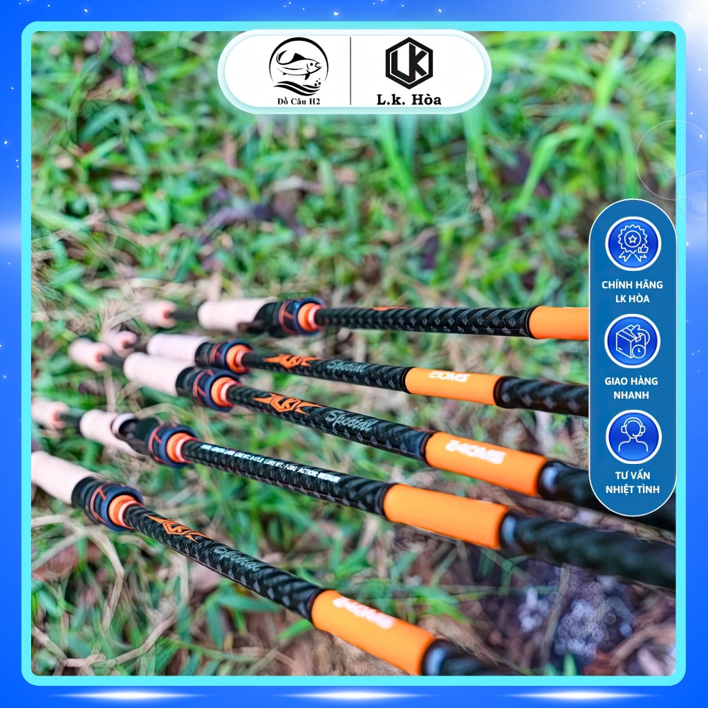 (TẶNG 01 DÙ ĐEN LK) Cần Câu Chuyên Lure LK SPECIAL Phiên Bản Cá Mập, Cần Câu Lure LK SPECIAL