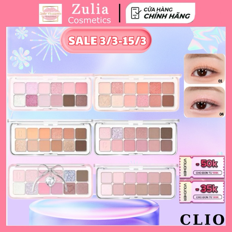[CLIO] Bảng Phấn Mắt 12 ô Clio Pro Eye Palette Air