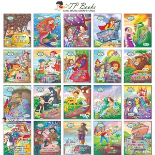  Sách - Bộ 20 Cuốn Truyện Cổ Tích Thiếu Nhi Song Ngữ Anh Việt Cho Bé 