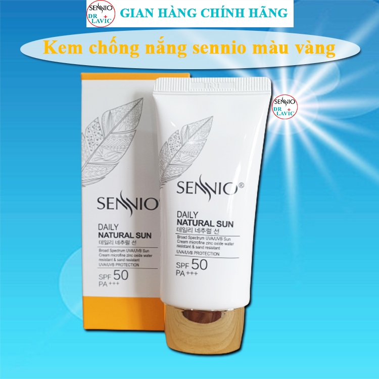 Kem chống nắng sennio nắp vàng kem chống nắng sennio xanh lá sennio hàn quốc chính hãng senio 803