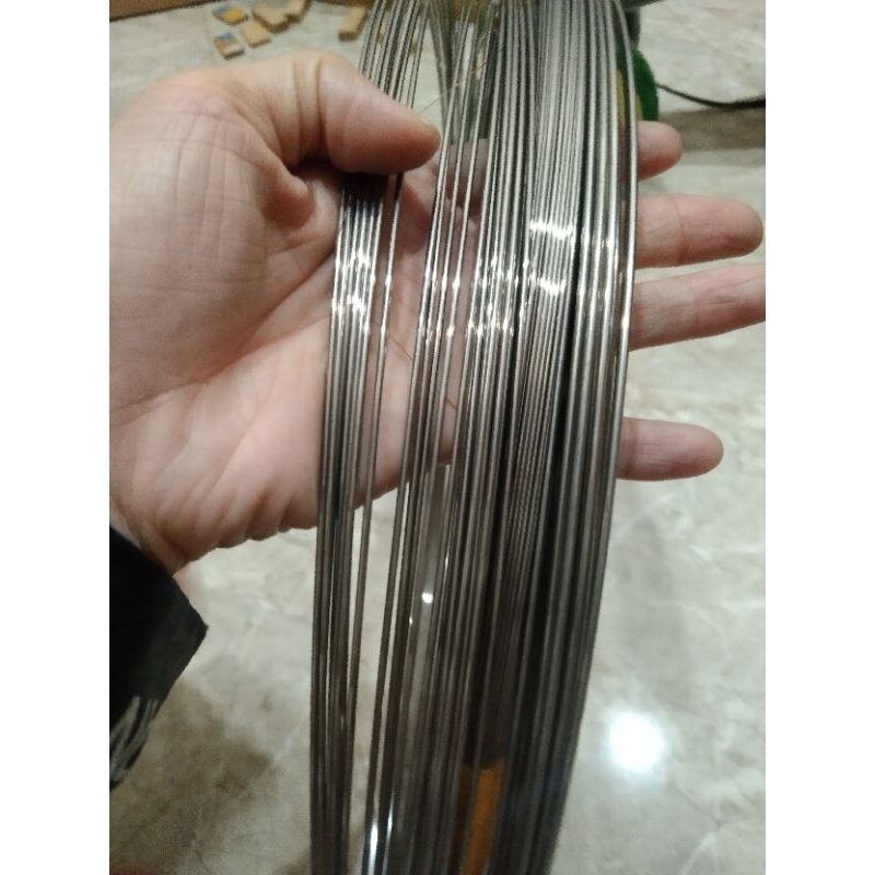 Nửa Ký Inox 304 Sáng Nhiều Size, Cứng Cáp Chuyên Dùng Làm Lồng Chim