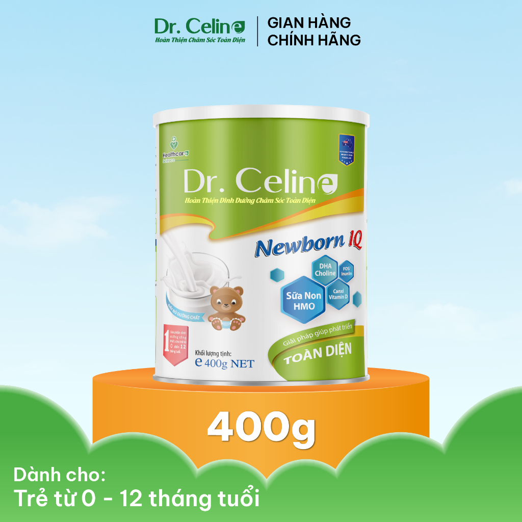 Sữa bột Dr. Celine Newborn IQ 400g