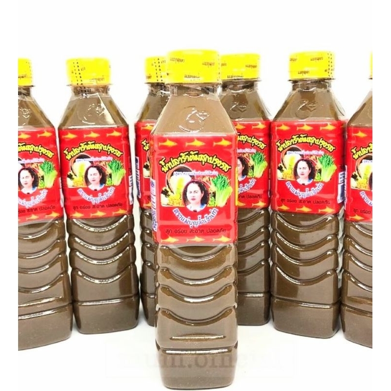 Sỉ thùng mắm lên men Isan thương hiệu Maeboonlam Thái Lan 24 chai x 400ml.
