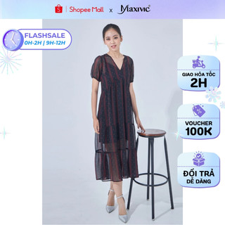 Đầm voan dài Maxivic - LM0122131