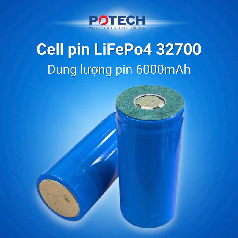 Pin 32700 6000mAh 3,2V (Bảo hành) chính hãng Pin dự phòng, Pin năng lượng mặt trời, Pin xe điện, Pin