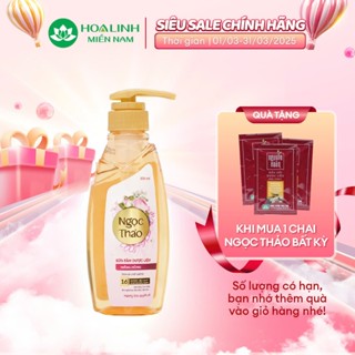 {MỚI} Sữa tắm Dược liệu Ngọc Thảo Trắng hồng 500ml