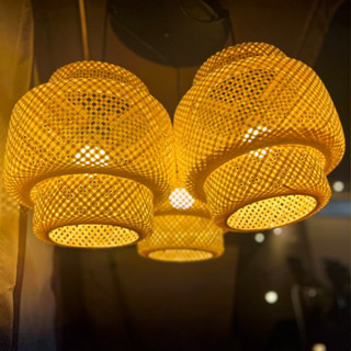 Đèn Lồng Mây Tre Đan Trang Trí Nhà hàng, Khách Sạn, Quán Cafe, Homestay