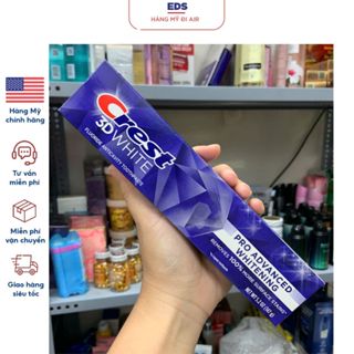 1 hộp kem đánh răng date 2026-2027 Crest 3D White - EDS Hàng Mỹ 