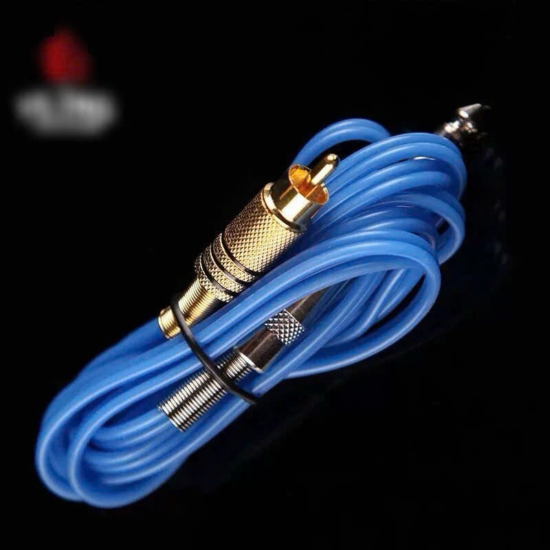 Dây máy xăm đầu RCA thẳng, dây máy xăm tốt, dụng cụ xăm hình Tattoo.