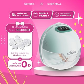 Máy Hút Sữa Rảnh Tay Sokomi SKP-01 Gọn Nhẹ Với Màn Hình Led Hiển Thị 3 Chế Độ 9 Cấp Lực BH Toàn Quốc