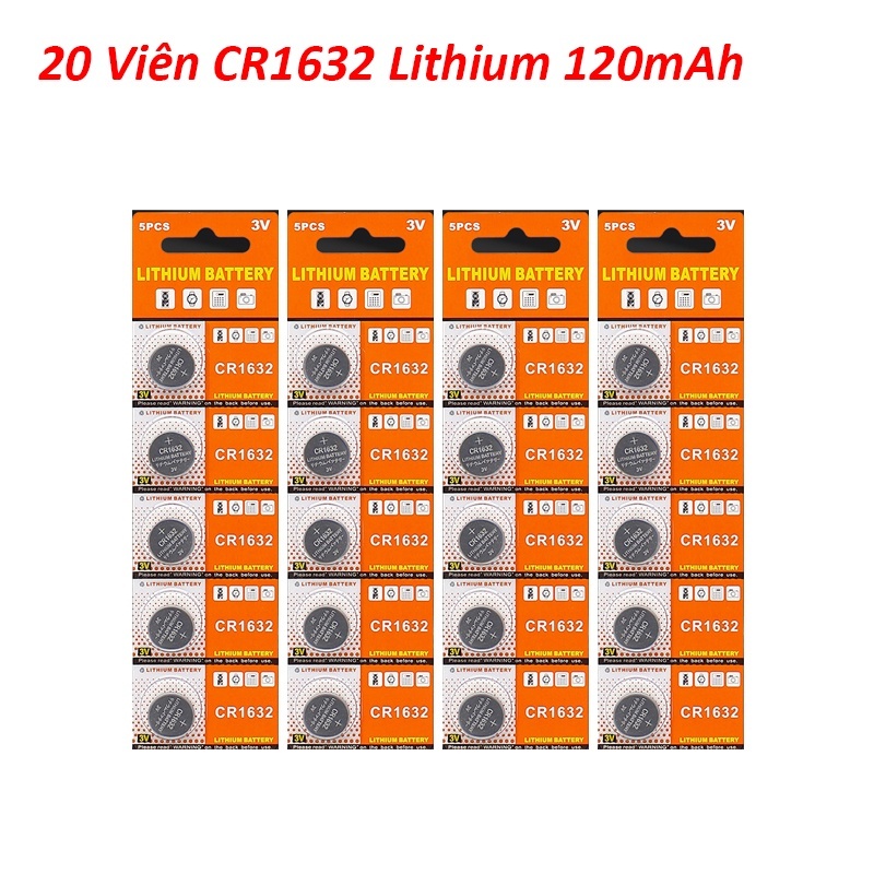 1 VIên Pin Cảm Biến Áp Suất Lốp CR1632 Pin TPMS 3V 120mAh Pin Cúc Áo 1632