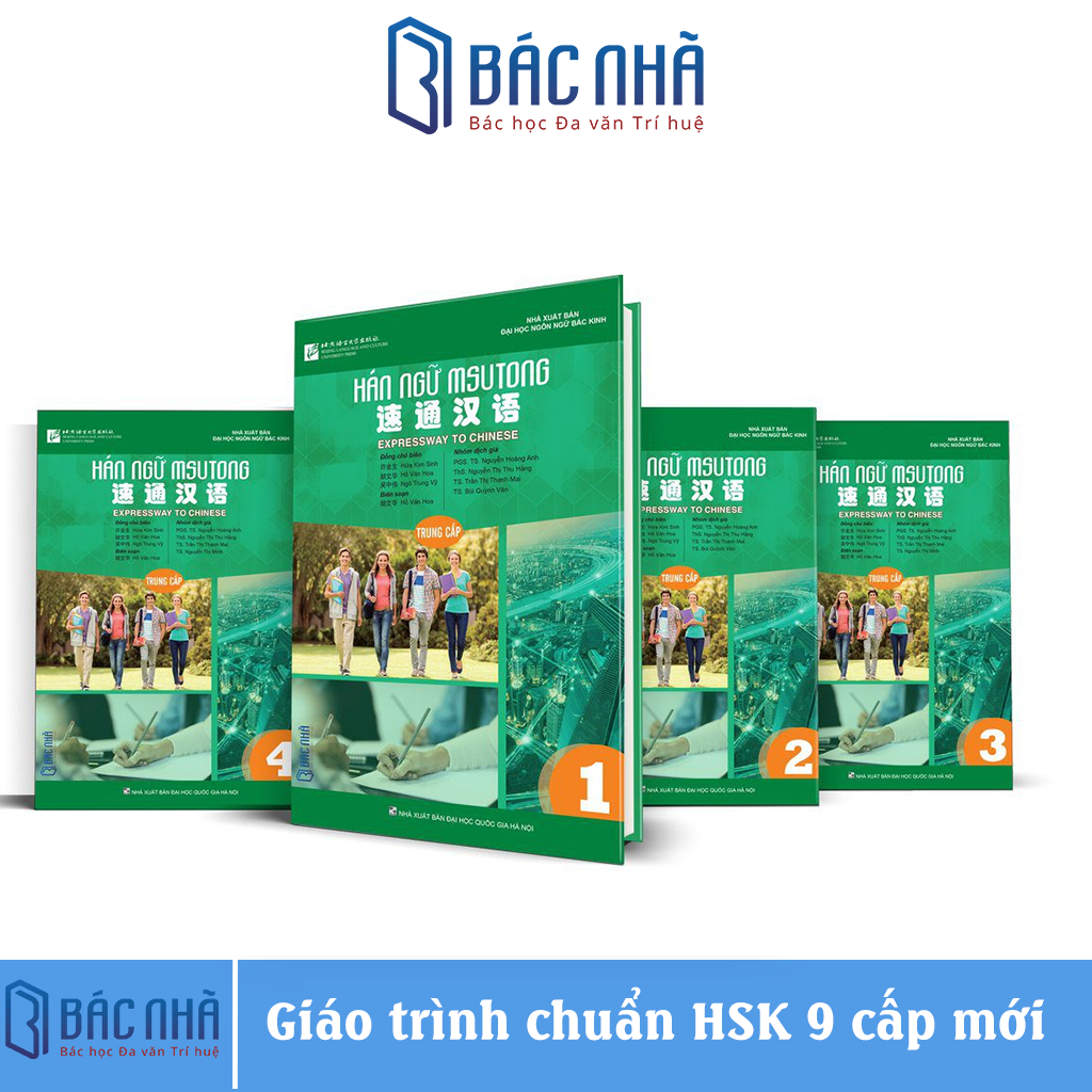 [TẶNG SÁCH NGỮ PHÁP] Sách học tiếng Trung MSUTONG trung cấp chuẩn HSK, giáo trình tiếng Trung HSK4 p