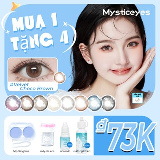 [Mua 1 Tặng 4]MYSTICEYES kính áp tròng 14.0-14.5mm 1 Lens+1 Máy Rửa + 1 Nhỏ Mắt + 60ml Nước Ngâm Len +1 Hộp đựng Lens