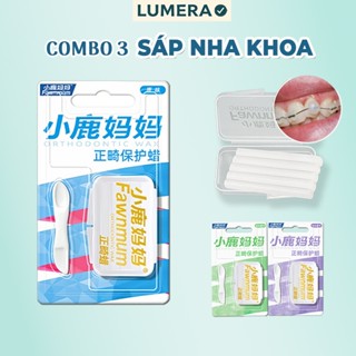  Sáp nha khoa niềng răng sáp chỉnh nha hương trái cây LUMERA giảm đau bảo vệ khoang miệng an toàn cực tiện lợi 