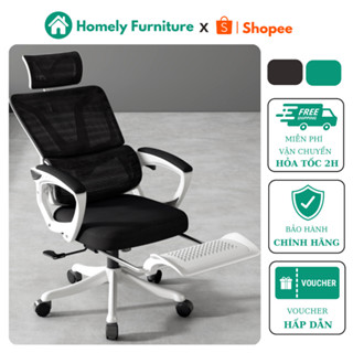 Ghế văn phòng, ghế công thái học ergonomic cao cấp có ngả lưng 135 độ, có đệm thắt lưng chống đau mỏi, BH 12 tháng