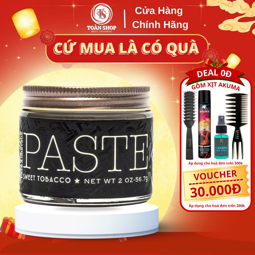 Sáp Vuốt Tóc 18.21 Man Made Paste 56G - Giữ Nếp Matte Natural Không Bết