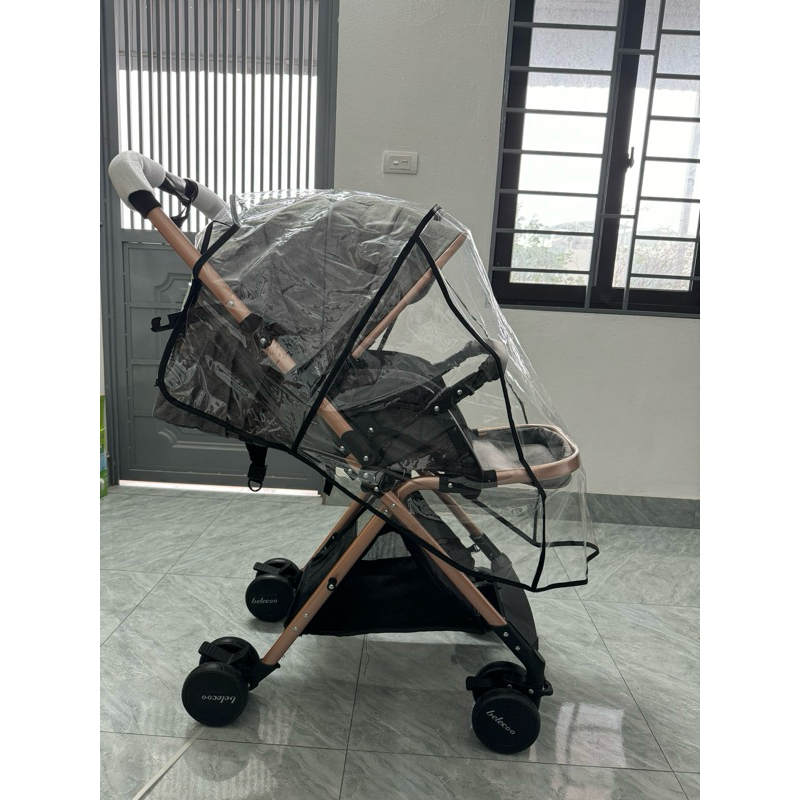 Áo mưa trùm xe đẩy cho bé yêu