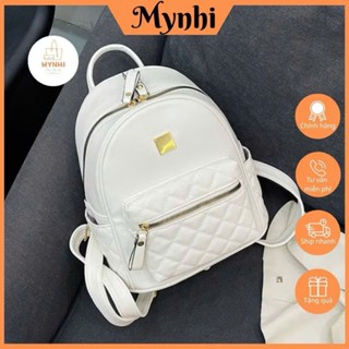 Balo mini balo nữ da mềm đơn giản phong cách Hàn Quốc SMN549