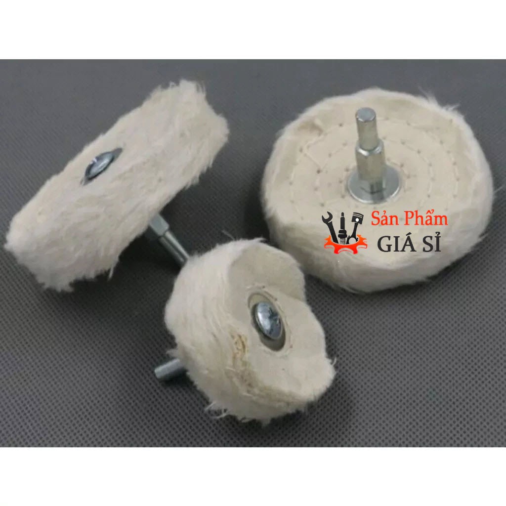 đầu phớt lông cừu đánh bóng xe - Đầu đánh bóng trang sức resin bằng bằng bông vải mềm