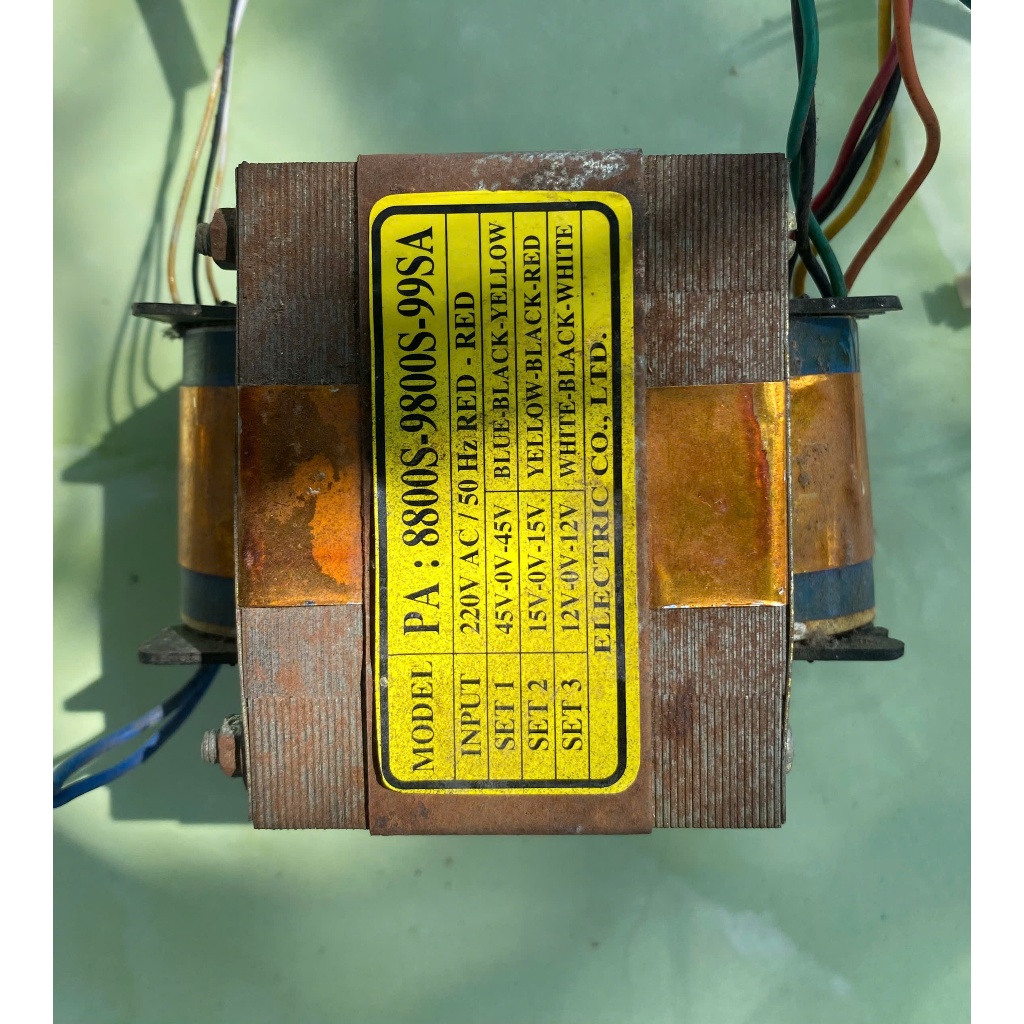 Nguồn tháo Ampli Pa dây đồng 45v đôi