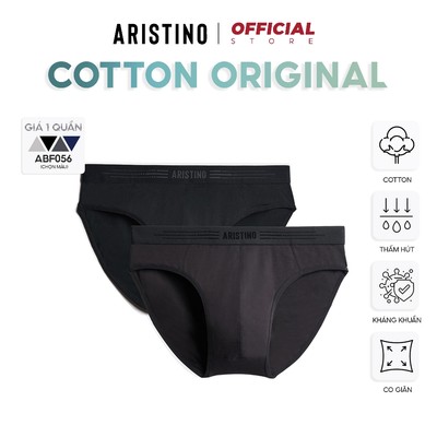 Quần lót nam ARISTINNO cao cấp sịp nam chất COTTON mềm mịn, thoáng mát, kháng khuẩn tốt - ABF056