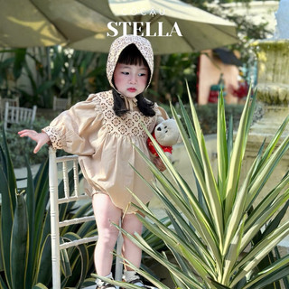 STELLA by CÔ CẬU - BỘ ĐỒ LIỀN THÂN KÈM MŨ CHO BÉ