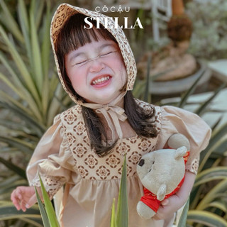 STELLA by CÔ CẬU - BỘ ĐỒ LIỀN THÂN KÈM MŨ CHO BÉ