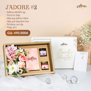 Set quà 8/3 nhụy hoa nghệ tây cao cấp Saffron Việt Nam