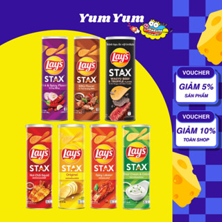 [CHÍNH HÃNG] Bimbim Lays Ống, Snack Khoai Tây Ống Lays 100g các vị - yumyum