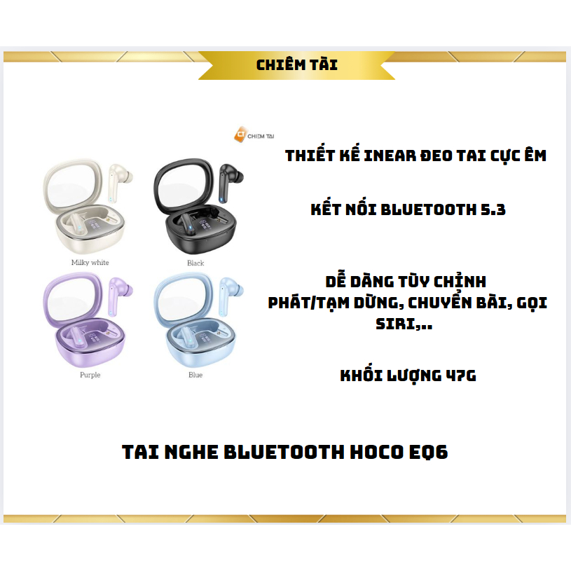 Tai nghe Bluetooth Hoco EQ6