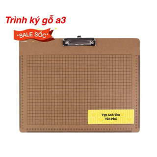   BÌA KẸP TRÌNH KÝ GỖ KHỔ A3 