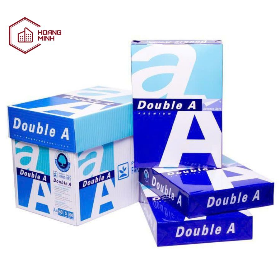 1 Ream Double A 70 gsm / 80 gsm A4 500 tờ