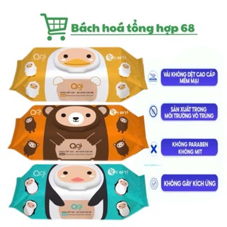 Khăn giấy ướt Agi 100 tờ không mùi