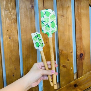 Spatula phới trộn bột, phới dẹt silicon, cây vét bột