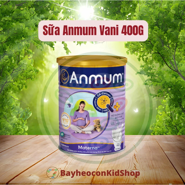 [DATE 01/2026] Sữa Bột Dành Cho Mẹ Bầu Anmum Materna Hương Vani 400g