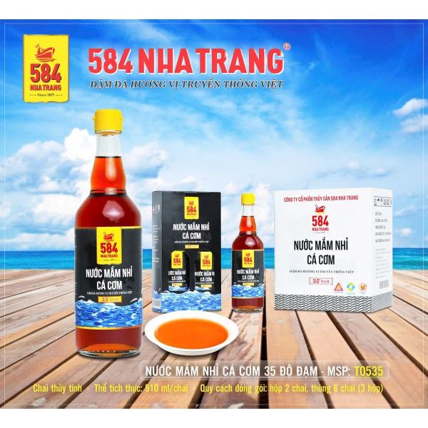 NƯỚC MẮM NHỈ 584 NHA TRANG 35 ĐẠM
