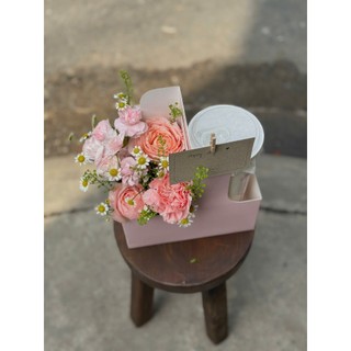 [Hỏa Tốc] Set Giỏ Hoa Và Nước Tự Chọn Tone