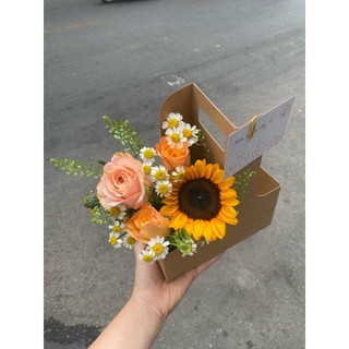 [Hỏa Tốc] Set Giỏ Hoa Và Nước Tự Chọn Tone