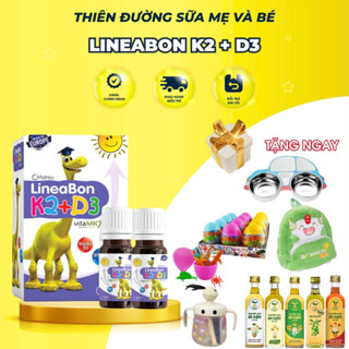 Vitamin K2D3 Lineabon bổ sung vitamin d3 k2 mk7 giúp trẻ hấp thu tối đa canxi