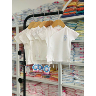 ÁO SƠ SINH DÁN XÉ tay ngắn hiệu Hello B&B (size S, M, L, XL)
