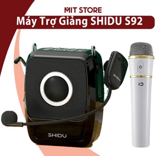 Máy Trợ Giảng SHIDU S92, Loa Trợ Giảng Không Dây UHF, Công Suất lớn 25w, Bluetooth, Giáo Viên, Hướng Dẫn Viên