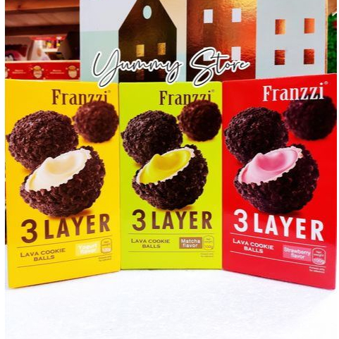 Bánh Xốp Viên Nhân Kem Franzzi Hộp 100G