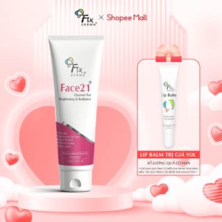 Sữa Rửa Mặt Trắng Sáng Da FIXDERMA Face21 Cleanser For Brightening & Radiance 75ml [Hùng Lợi]