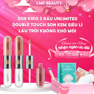  Son Kem Lì KiKo Unlimited Double Touch 2 Đầu Son Và Dưỡng 