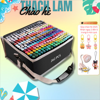 HỎA TỐC Bút Màu Marker Touch 48/60/80/100/120/168 Cây Chuyên Nghiệp Kèm Túi Vải Họa Cụ Tô Màu