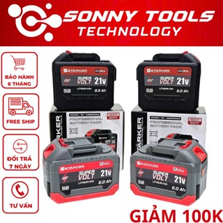  Pin Starker 15 - 20cell 8mosfets cho máy khoan mài bê tông dòng xả cao chân pin phổ thông 