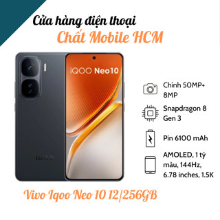 Điện thoại Vivo iQOO Neo 10 Snapdragon 8 Gen 3 2 Sim Nguyên Seal Full Box