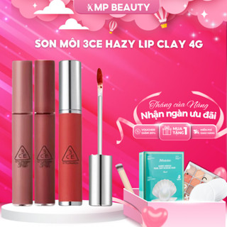  Son Kem Lì 3CE Mịn Màng Như Nhung 3CE Velvet Lip Tint & Hazy Lip Clay 